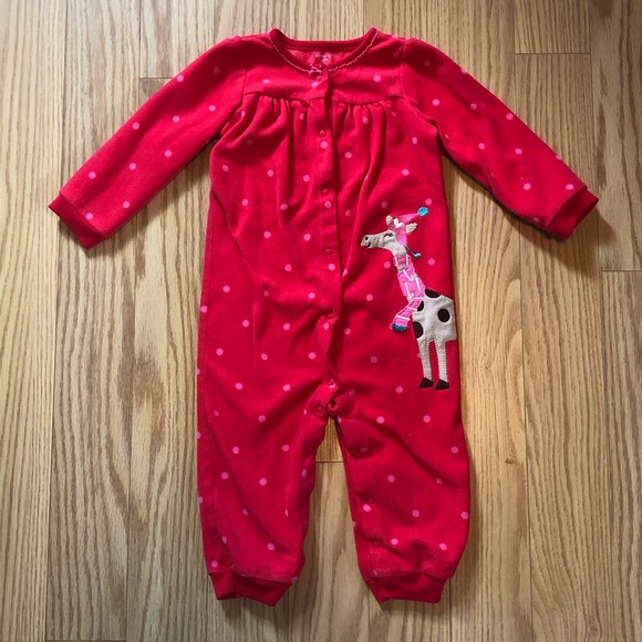 Fleece Giraffe Pyjamas - Picture 1 of 4
